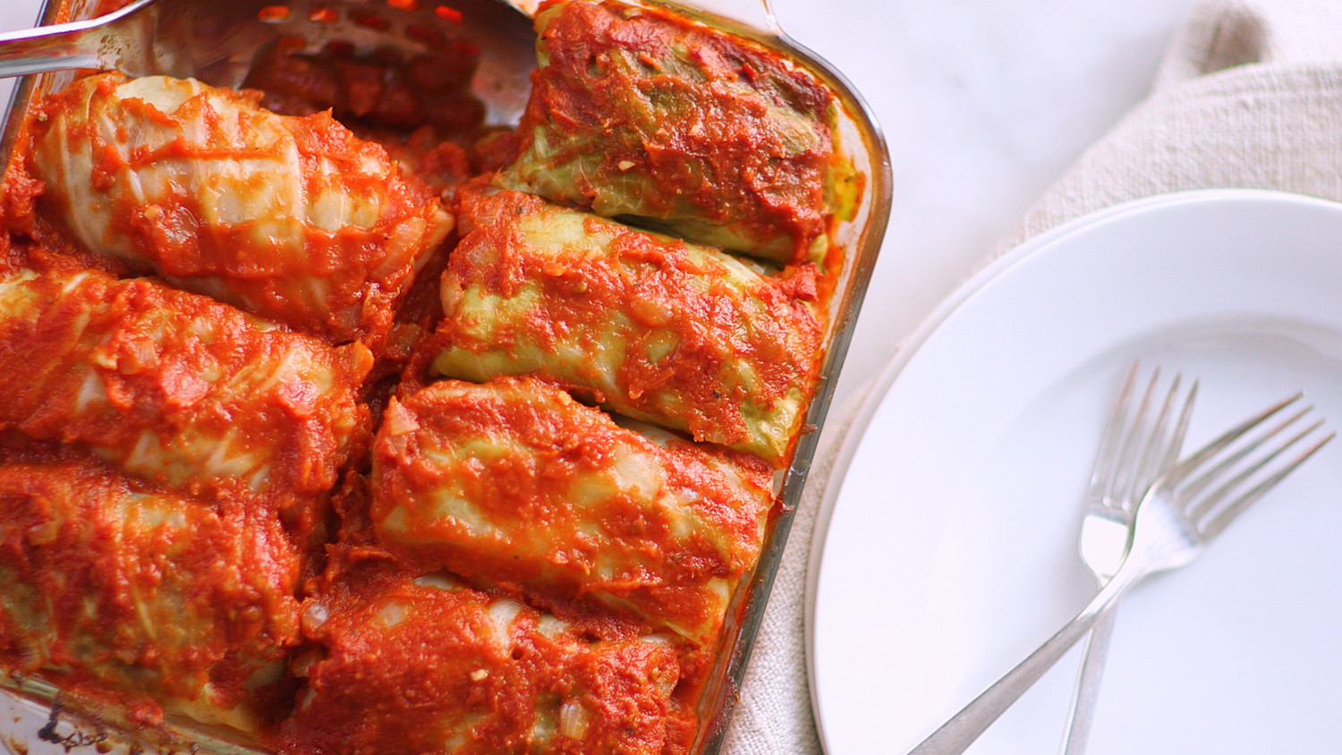 Video Stuffed Cabbage with Beef and Rice Video Martha Stewart